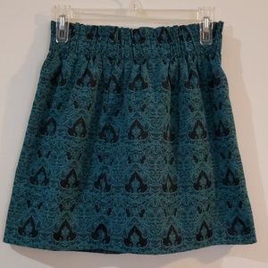 Forever 21 Contemporary Skirt Dark Turquoise M